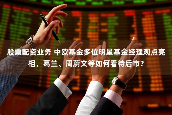 股票配资业务 中欧基金多位明星基金经理观点亮相，葛兰、周蔚文等如何看待后市？