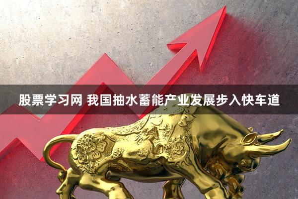 股票学习网 我国抽水蓄能产业发展步入快车道